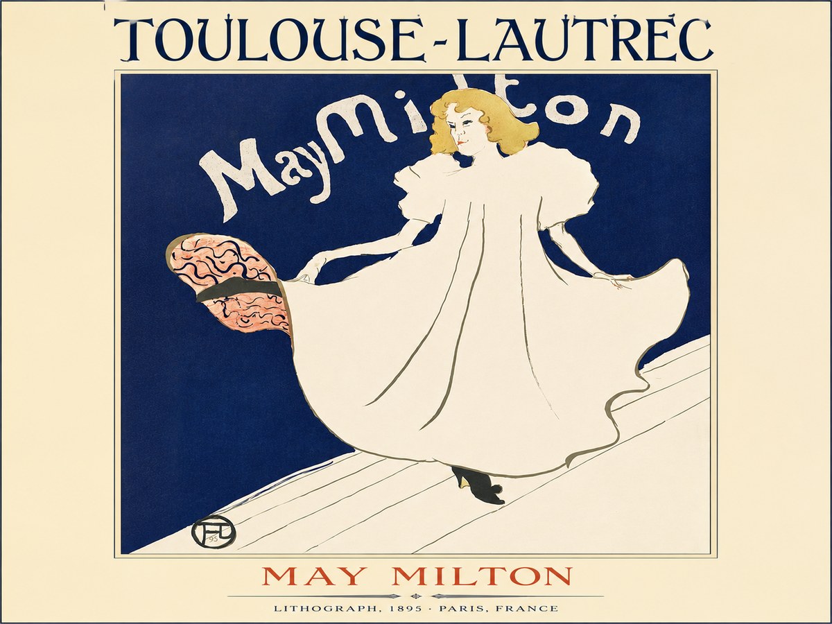 Toulouse-Lautrec May Milton No3 - Plakát