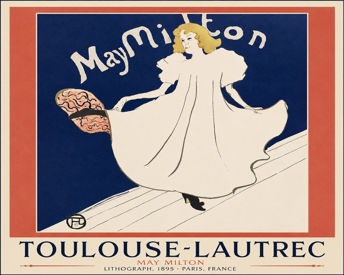 Toulouse-Lautrec May Milton No4 - Plakát