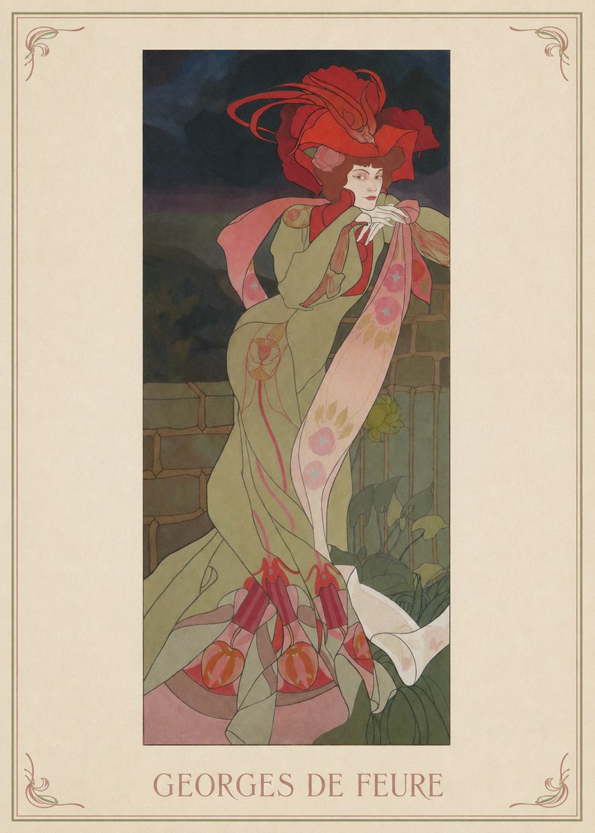 Georges de Feure Georges De Feure I No3 - Plakát