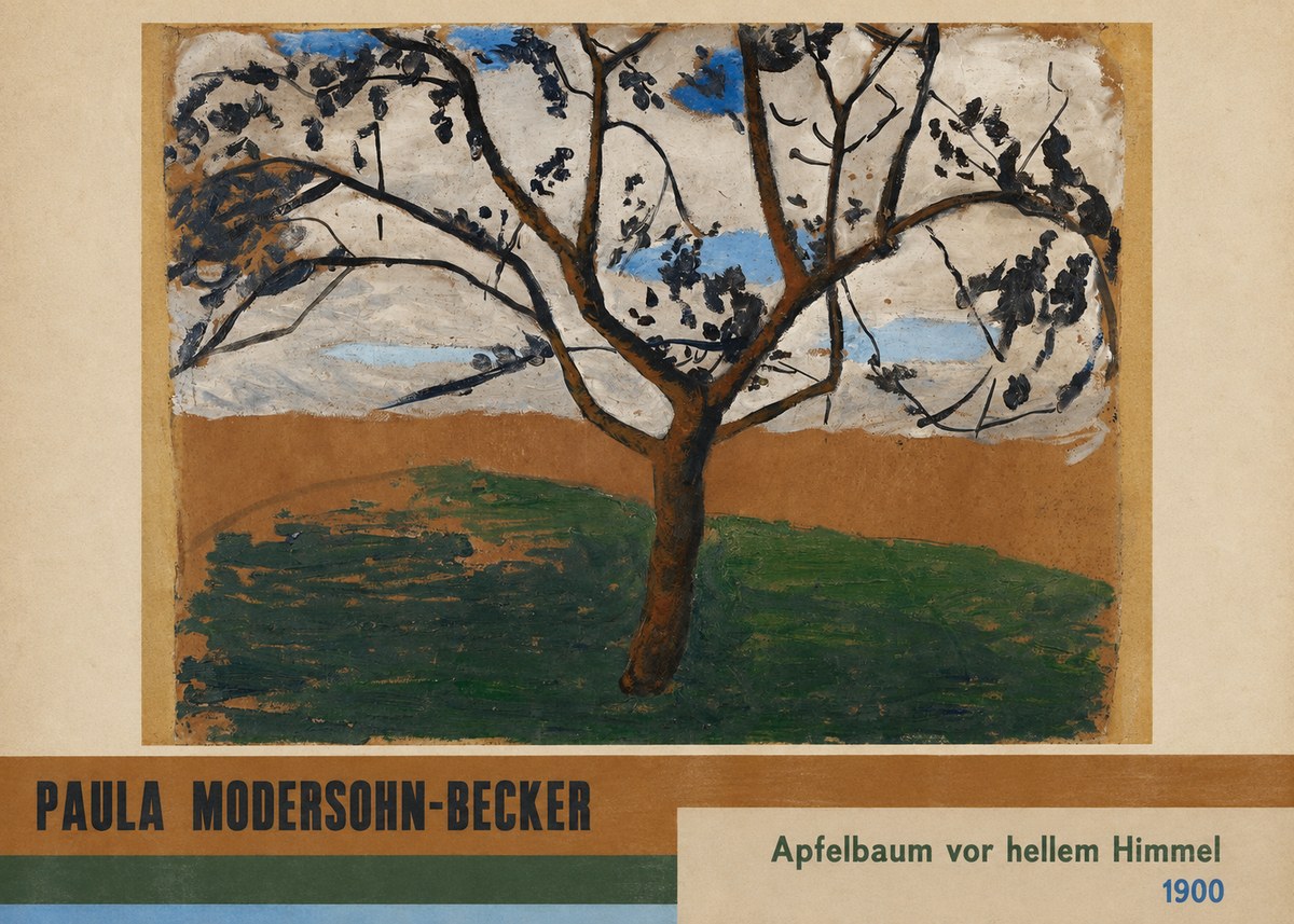 Paula Modersohn-Becker Apfelbaum Vor Hellem Himmel No4 - Plakát