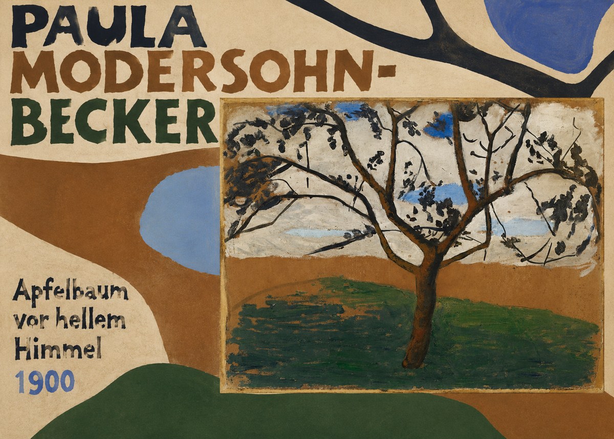 Paula Modersohn-Becker Apfelbaum Vor Hellem Himmel No6 - Plakát