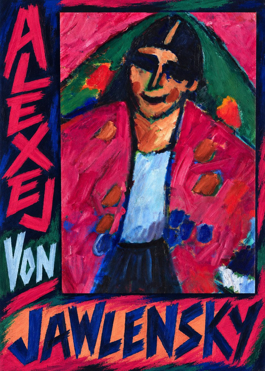 Alexej von Jawlensky Head of a Man No5 - Plakát