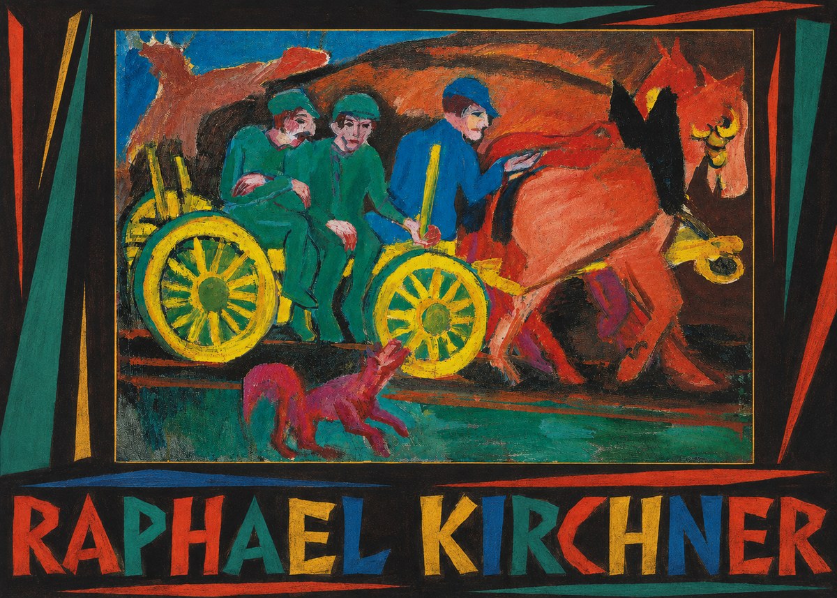 Raphael Kirchner Circus Scene No3 - Plakát