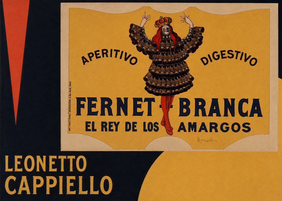 Leonetto Cappiello Fernet Branca No5 - Plakát