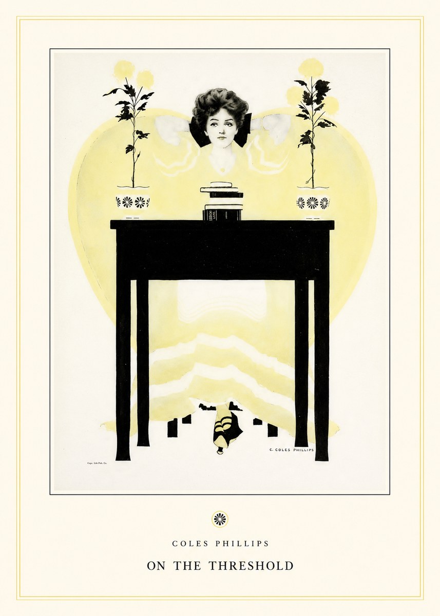 Coles Phillips On the Threshold No4 - Plakát