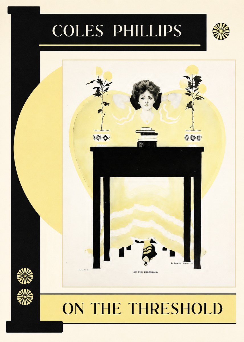 Coles Phillips On the Threshold No5 - Plakát