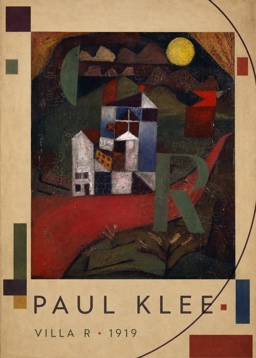 Paul Klee Villa R • 1919 No2 - Plakát