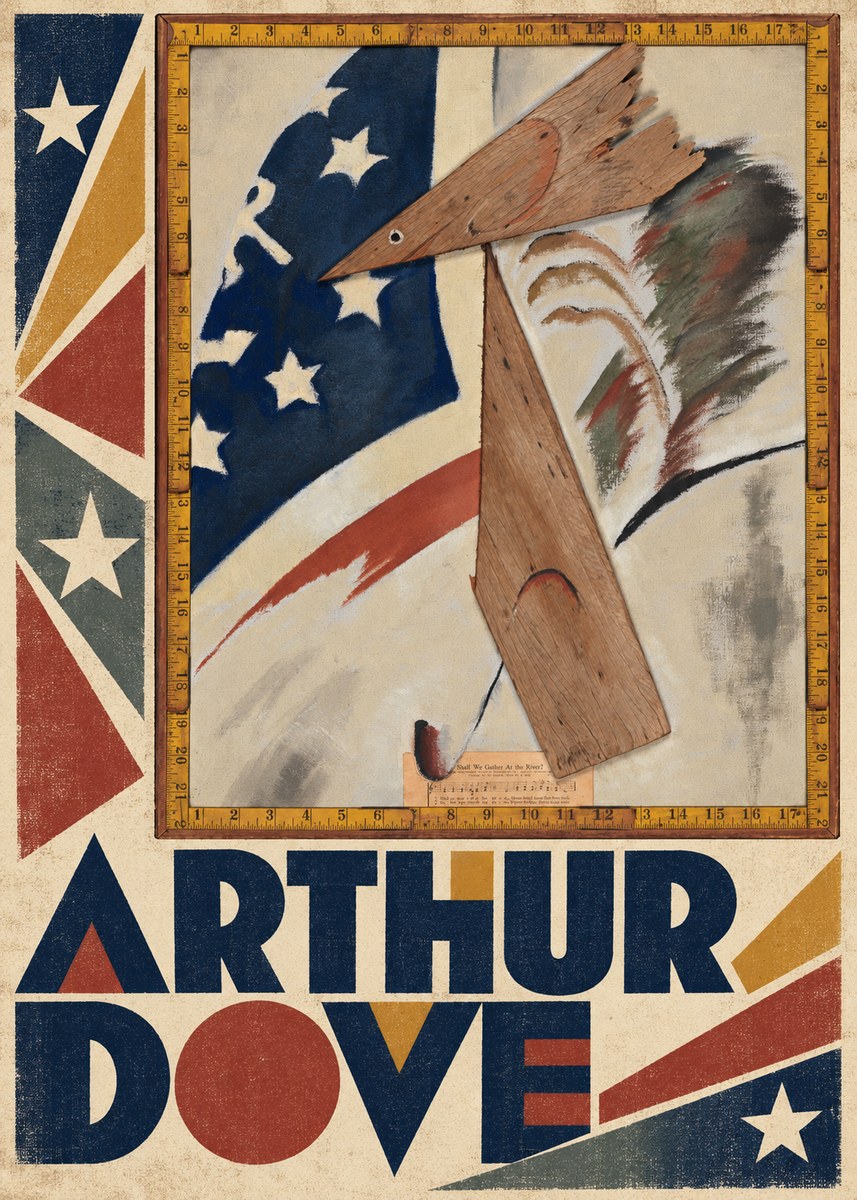 Arthur Dove The Flag No6 - Plakát