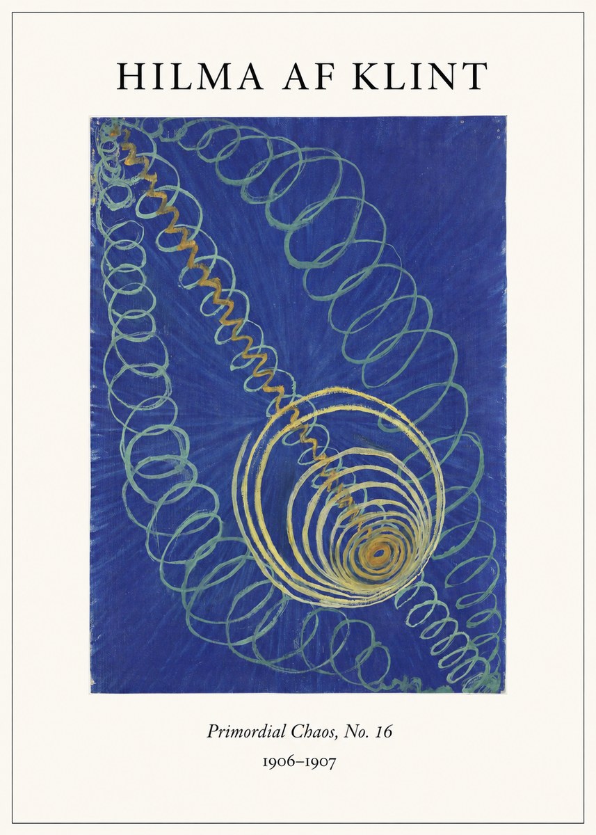 Hilma af Klint Primordial Chaos, No. 16 No4 - Plakát