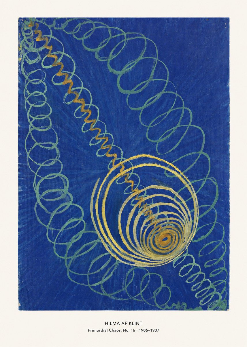 Hilma af Klint Primordial Chaos, No. 16 No6 - Plakát