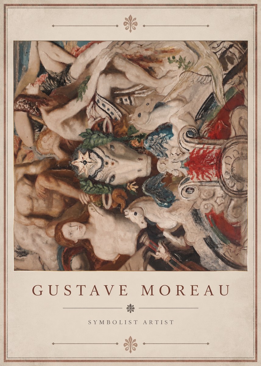 Gustave Moreau Mythological Composition No2 - Plakát