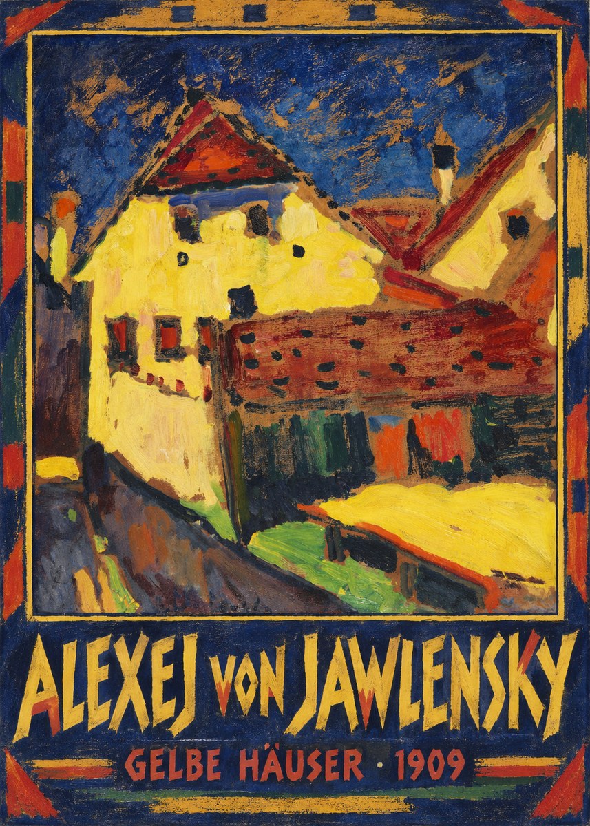 Alexej von Jawlensky Gelbe Häuser No1 - Plakát