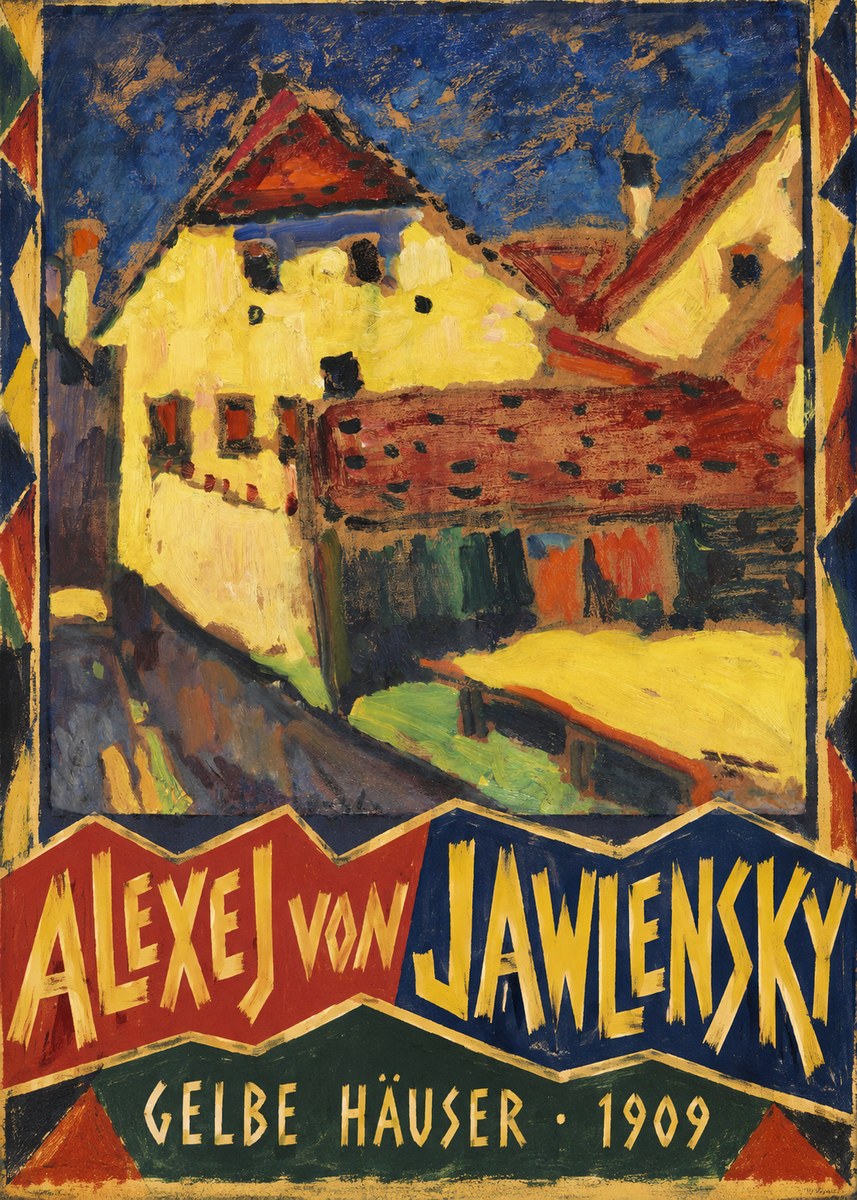 Alexej von Jawlensky Gelbe Häuser No5 - Plakát