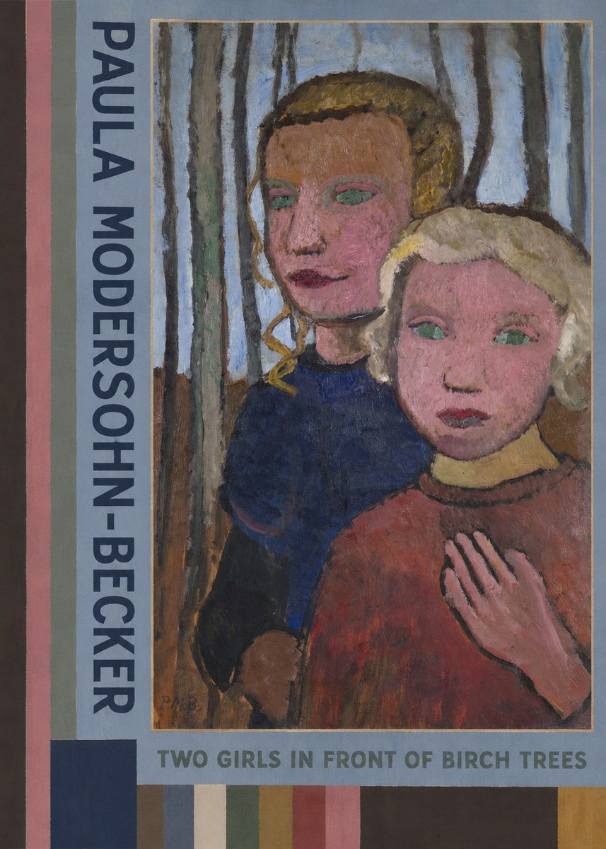 Paula Modersohn-Becker Two Girls in Front of Birch Trees No2 - Plakát