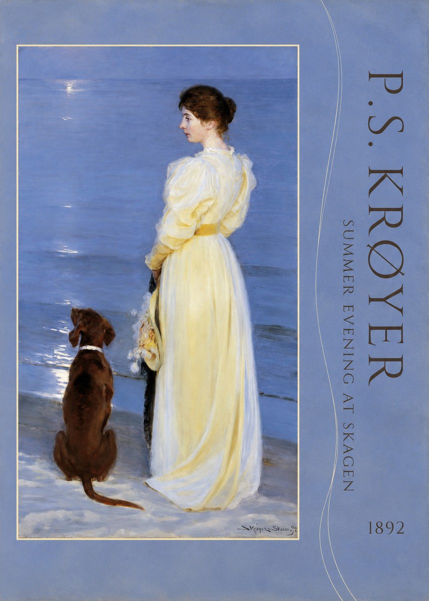P.S. Krøyer Summer Evening at Skagen No2 - Plakát