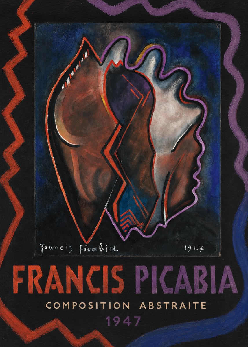 Francis Picabia Composition Abstraite No4 - Plakát