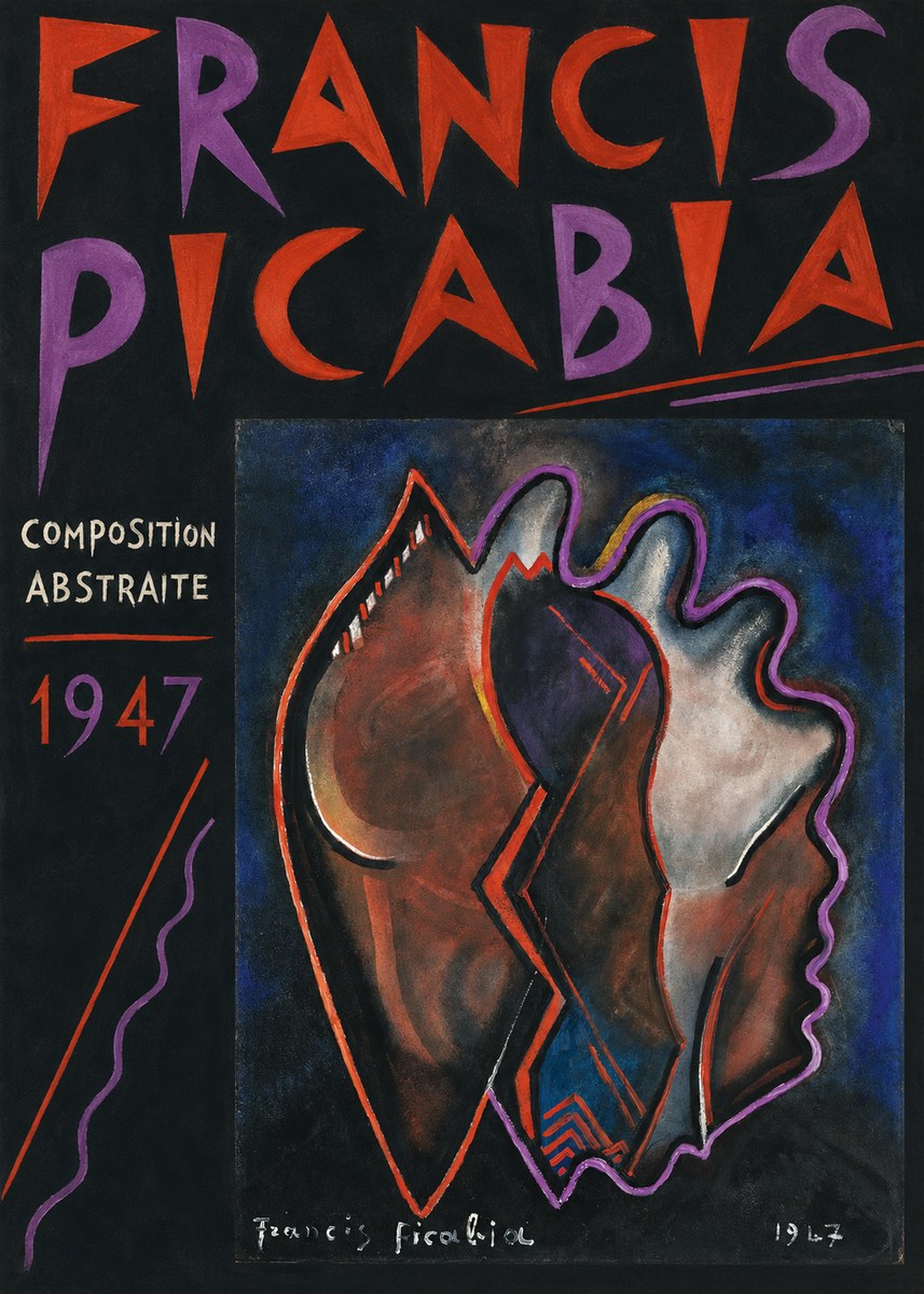 Francis Picabia Composition Abstraite No6 - Plakát