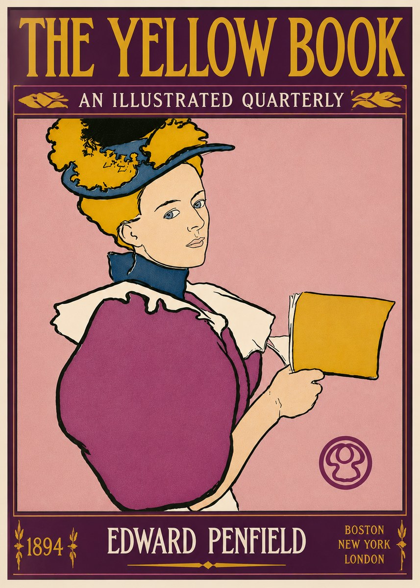 Edward Penfield The Yellow Book I No4 - Plakát