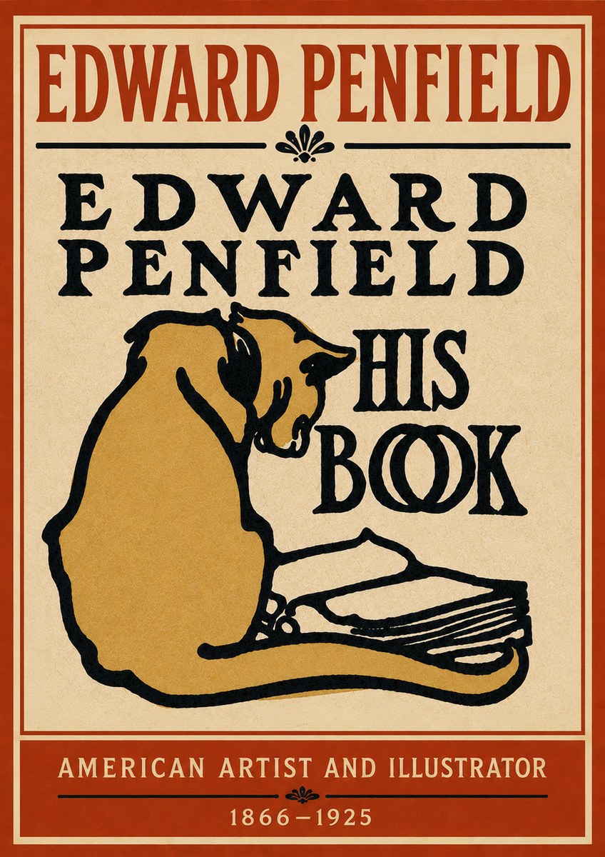Edward Penfield His Book No4 - Plakát