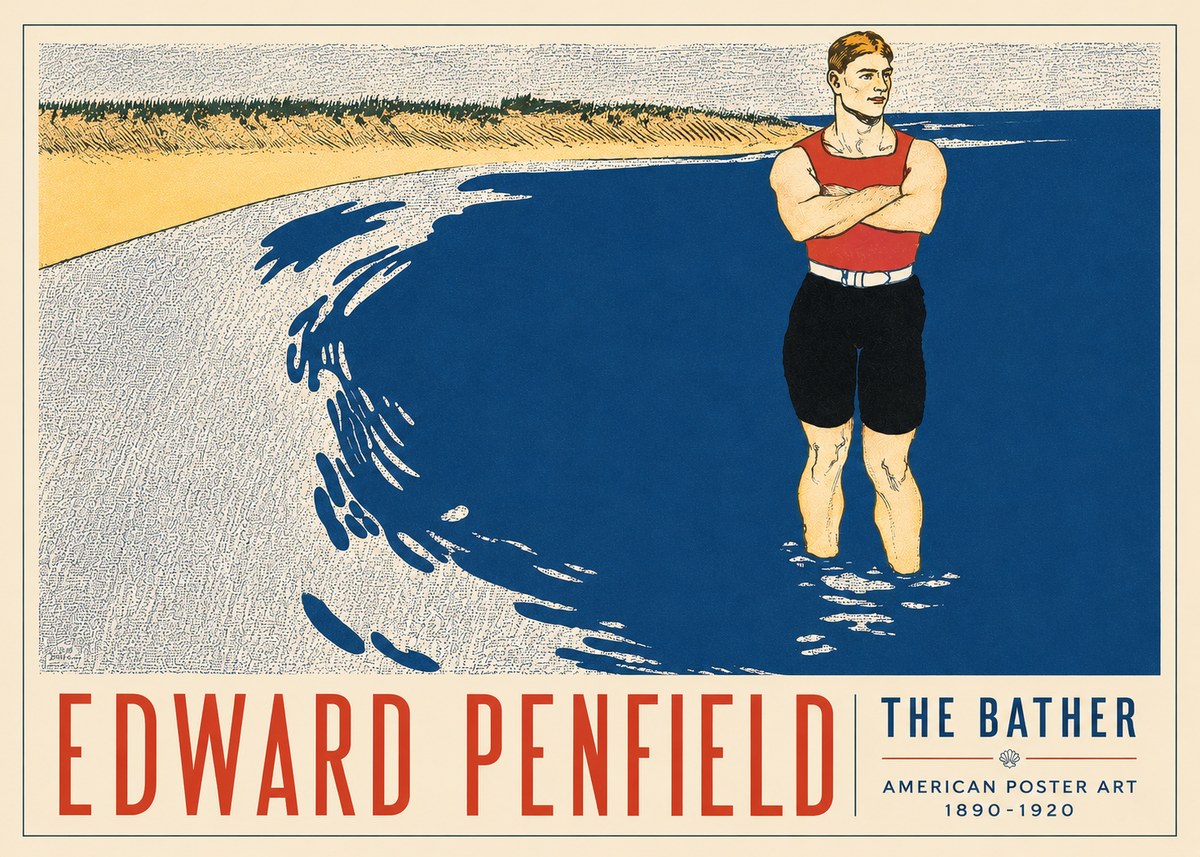 Edward Penfield The Bather No3 - Plakát