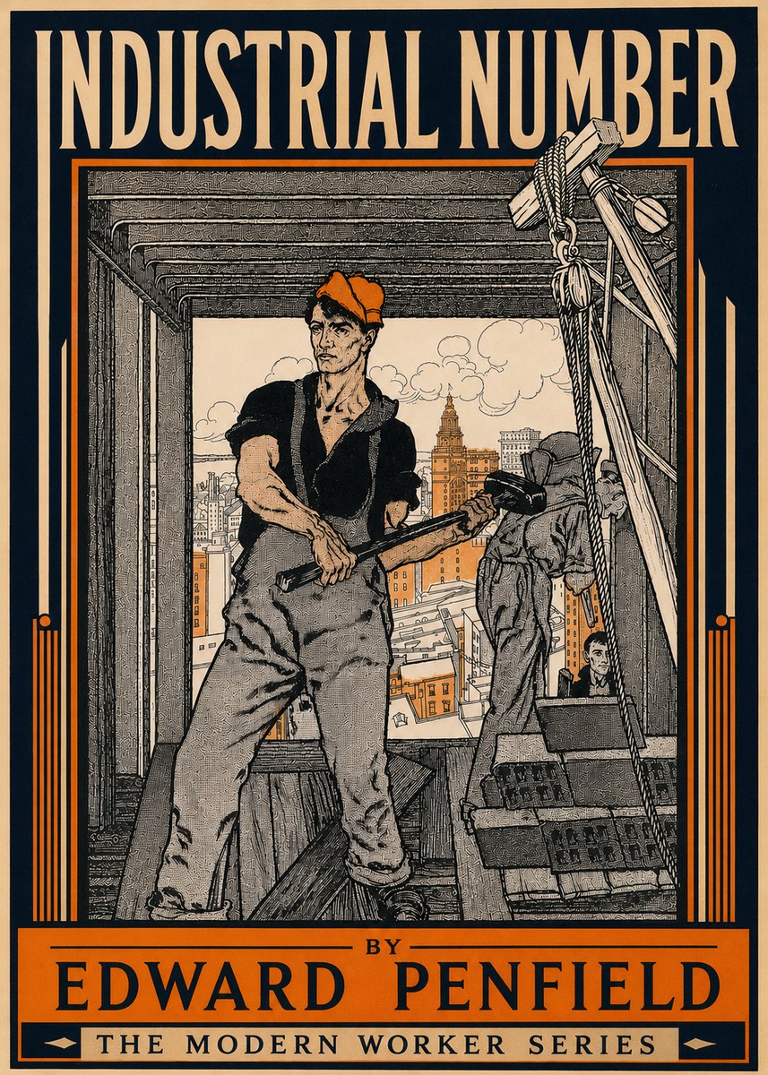 Edward Penfield Industrial Number No4 - Plakát