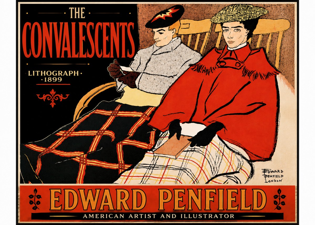 Edward Penfield The Convalescents No5 - Plakát