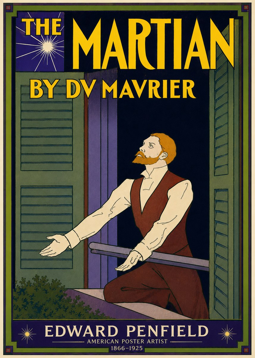 Edward Penfield The Martian by Dv Mavrier No4 - Plakát