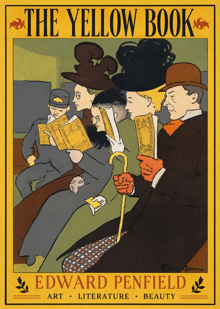 Edward Penfield The Yellow Book II No2 - Plakát