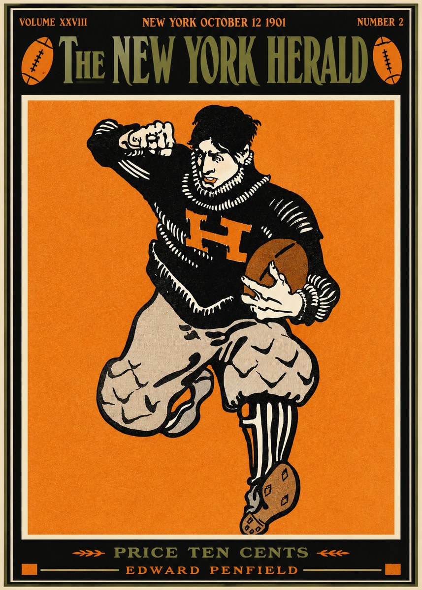 Edward Penfield The New York Herald No2 - Plakát