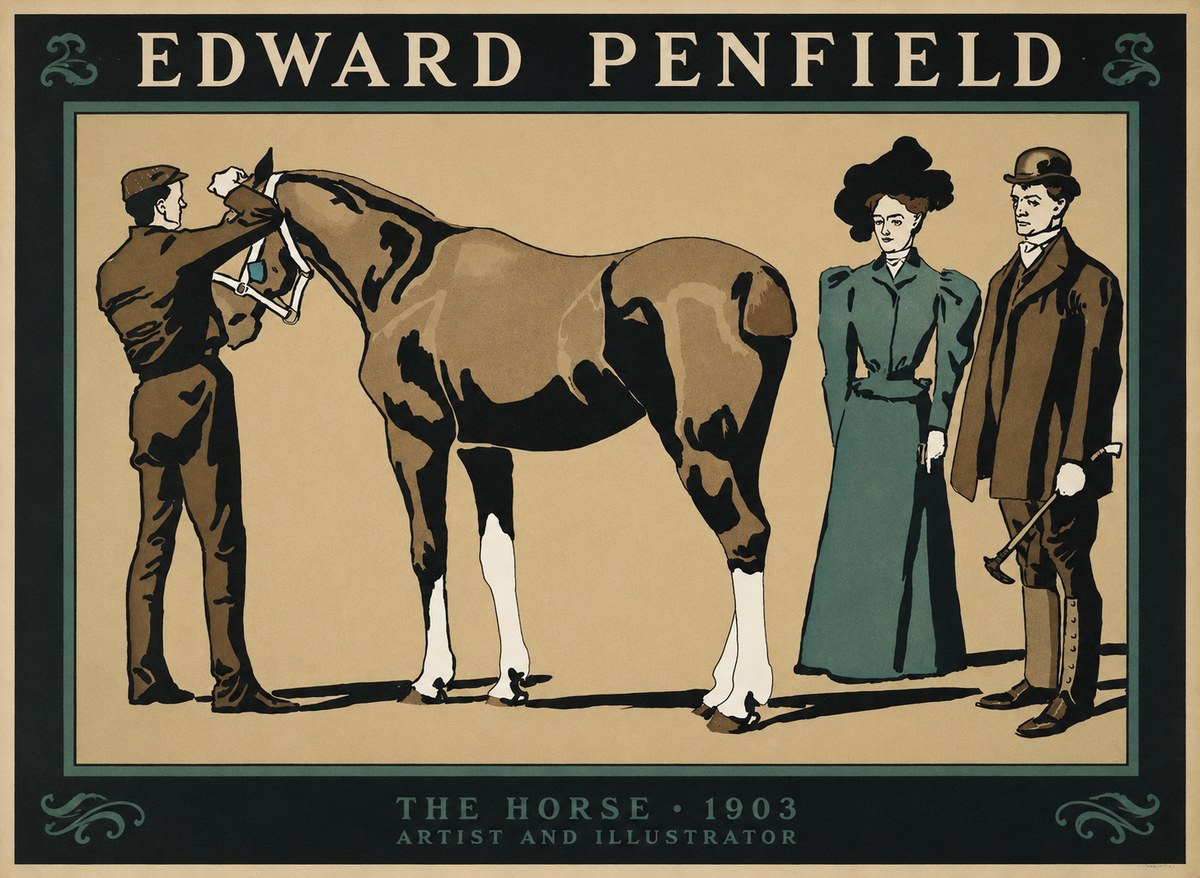 Edward Penfield The Horse No1 - Plakát