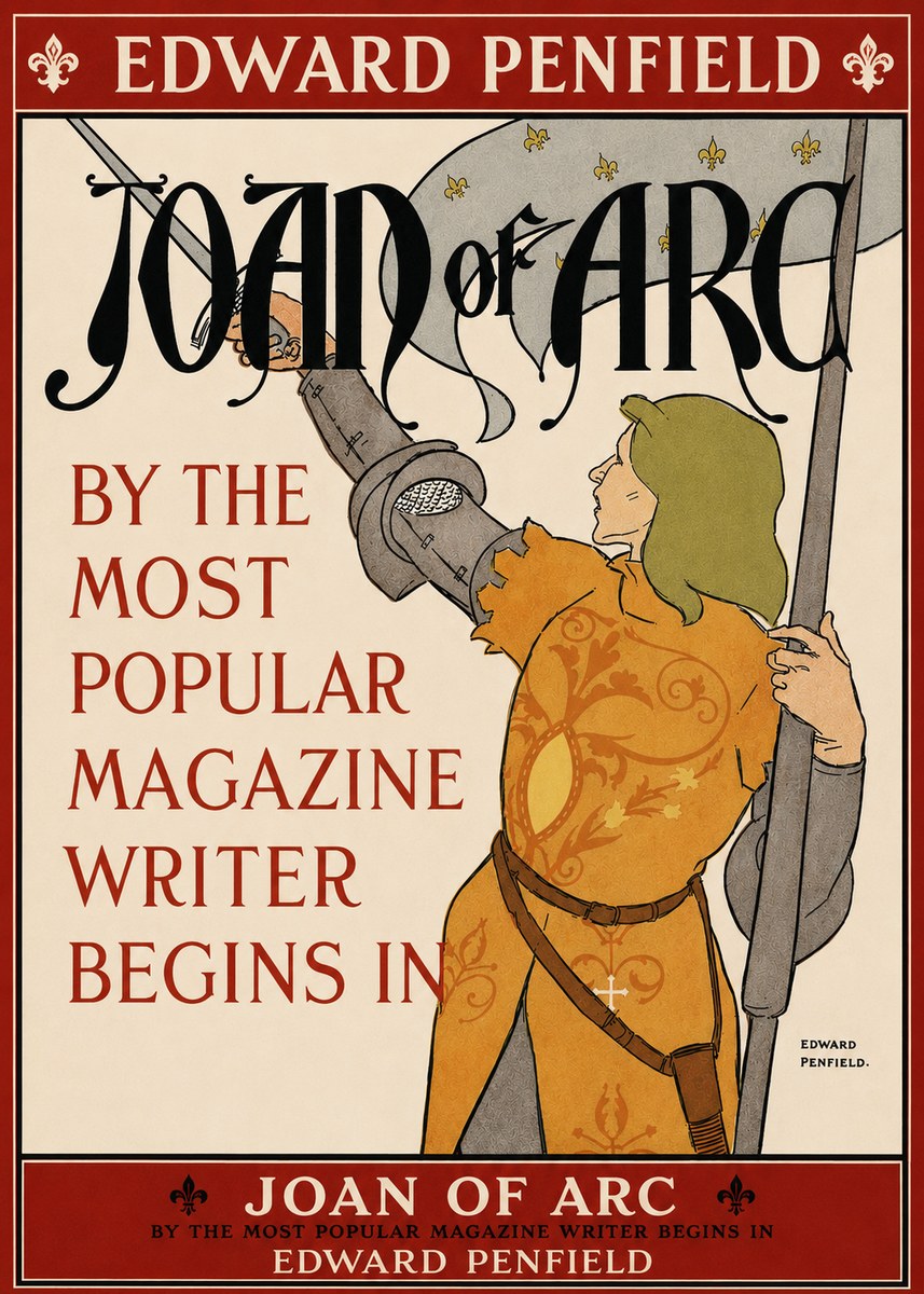 Edward Penfield Joan of Arc No4 - Plakát