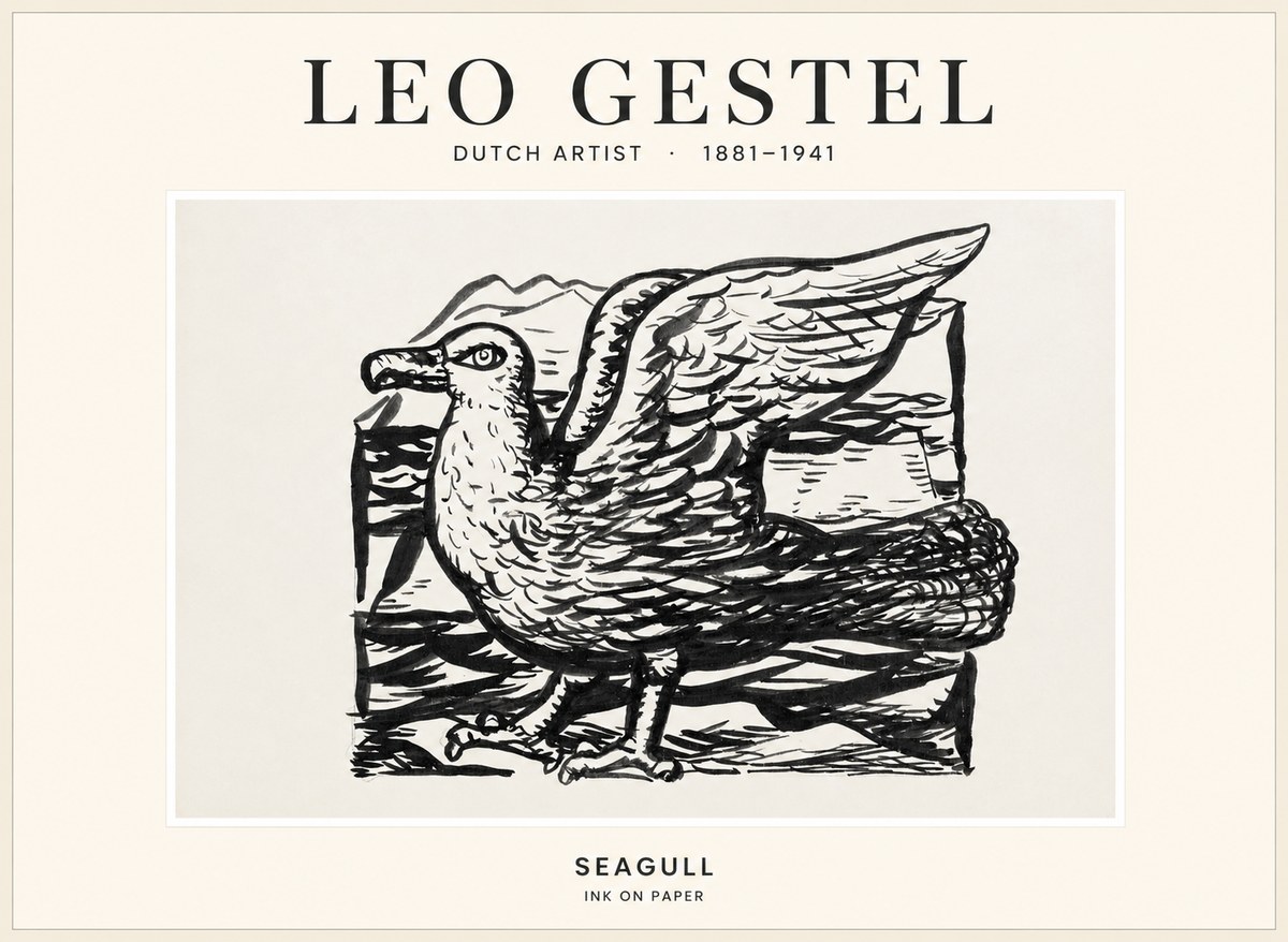 Leo Gestel Seagull No1 - Plakát