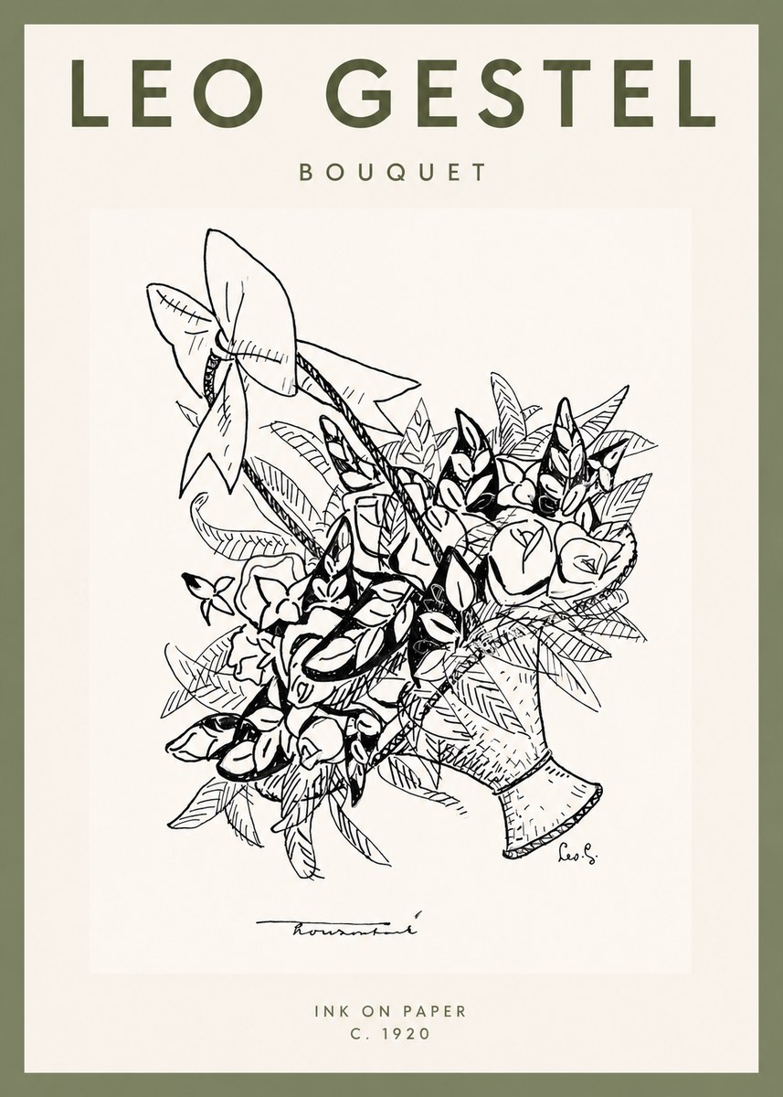 Leo Gestel Bouquet No2 - Plakát