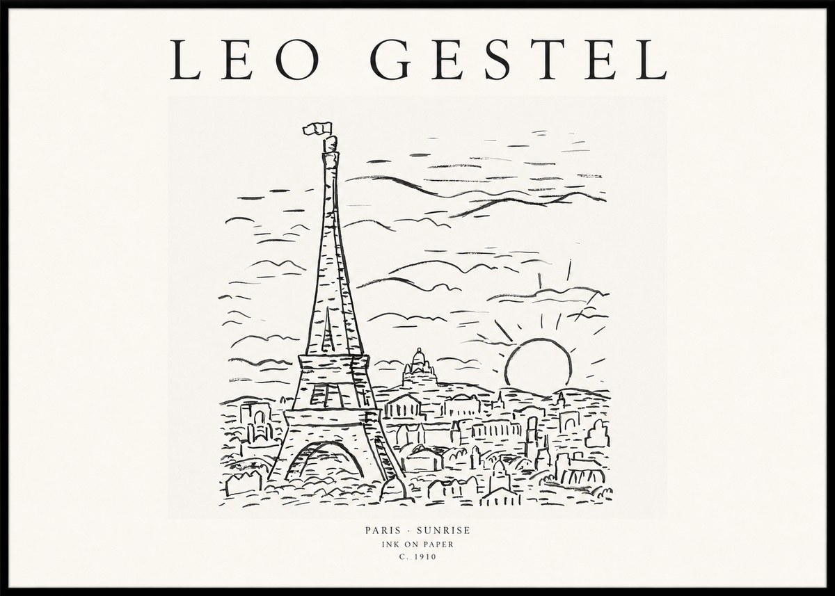 Leo Gestel Paris Sunrise No1 - Plakát