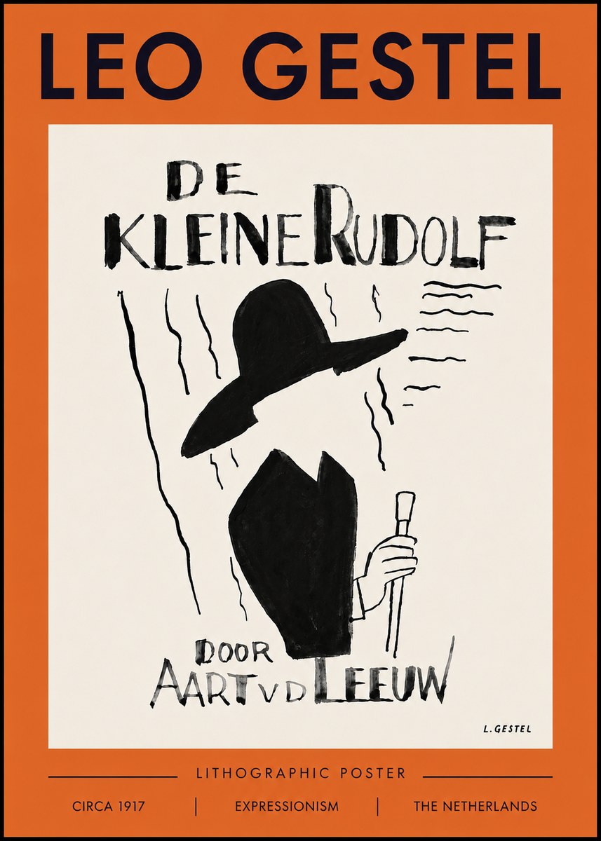 Leo Gestel De Kleine Rudolf No4 - Plakát