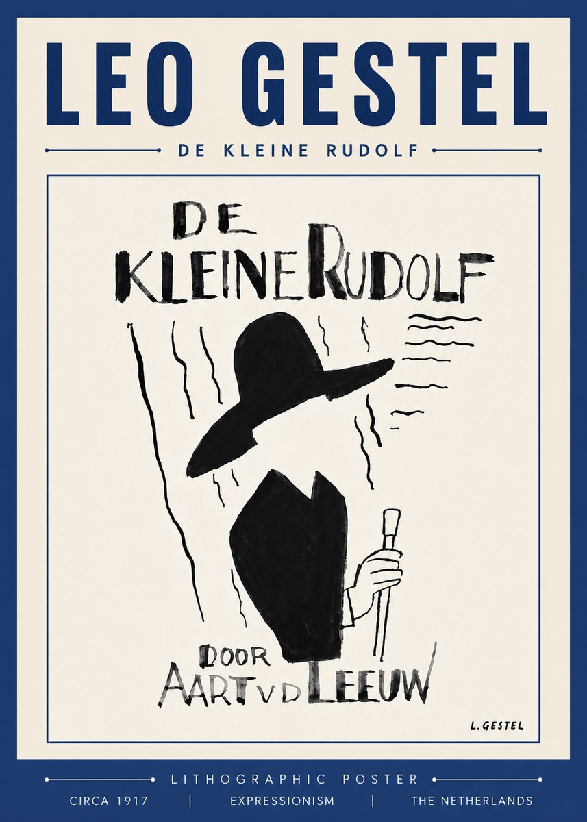 Leo Gestel De Kleine Rudolf No5 - Plakát