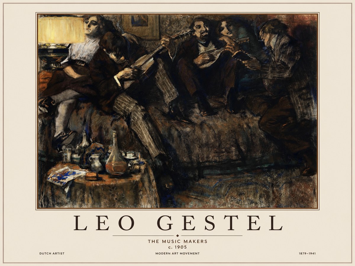 Leo Gestel The Music Makers No1 - Plakát