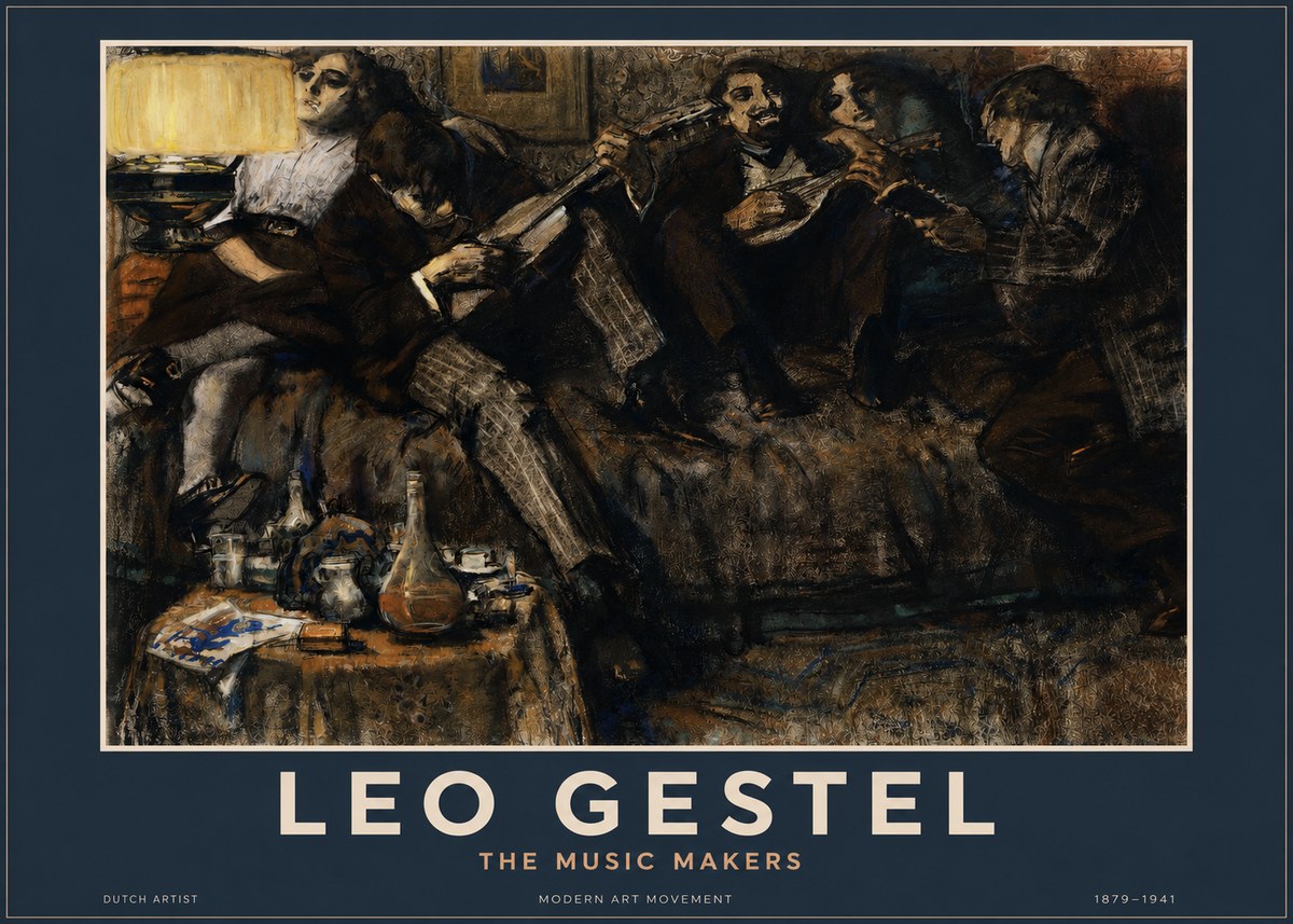 Leo Gestel The Music Makers No2 - Plakát