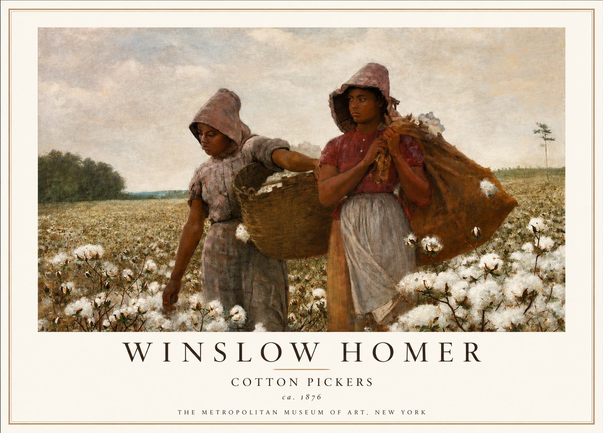Winslow Homer Cotton Pickers No2 - Plakát