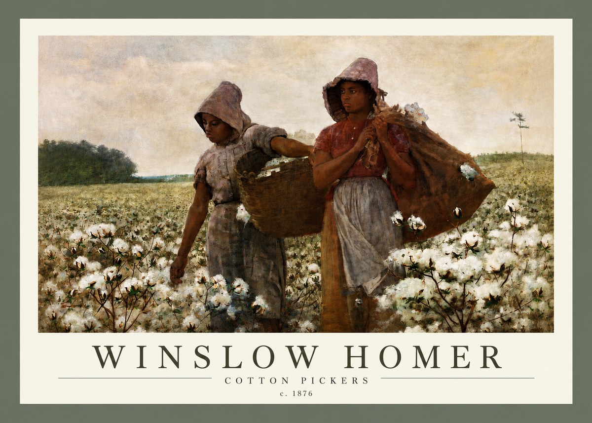 Winslow Homer Cotton Pickers No3 - Plakát