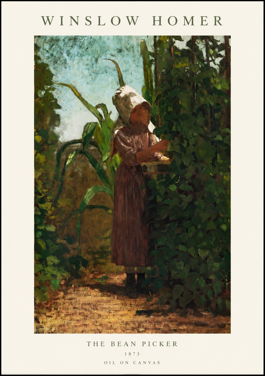 Winslow Homer The Bean Picker No1 - Plakát