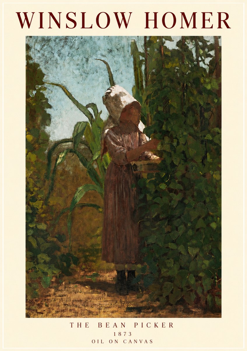 Winslow Homer The Bean Picker No3 - Plakát