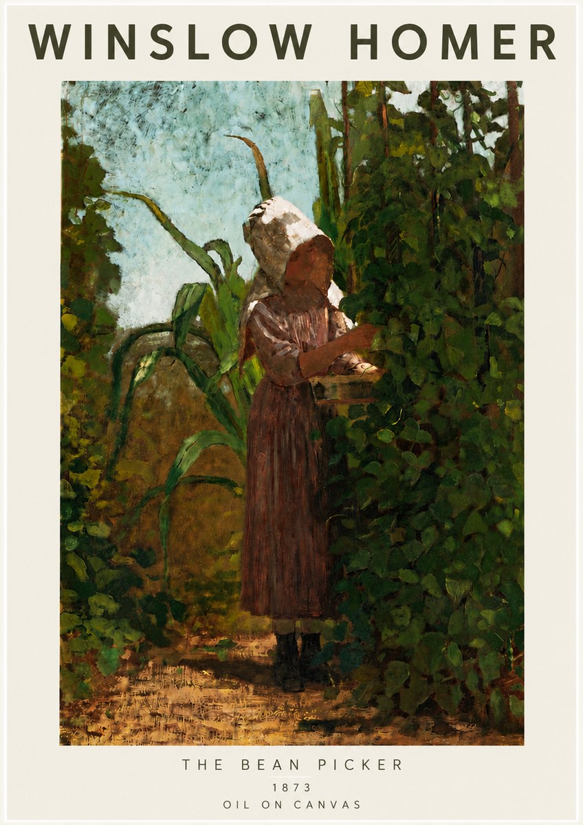 Winslow Homer The Bean Picker No4 - Plakát