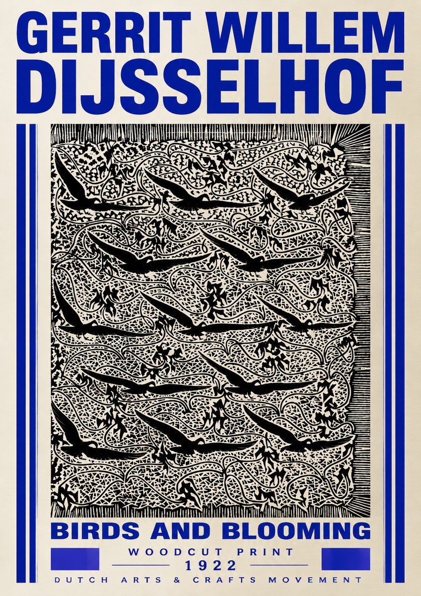 Gerrit Willem Dijsselhof Decorative Design No5 - Plakát