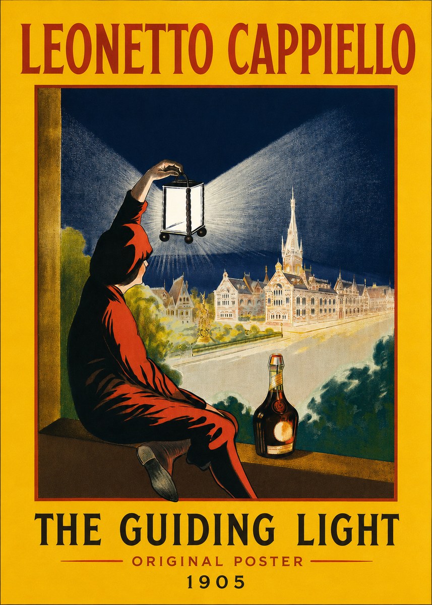 Leonetto Cappiello The Guiding Light No2 - Plakát