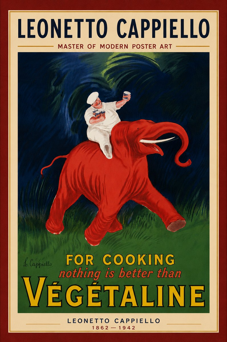 Leonetto Cappiello Végétaline No6 - Plakát
