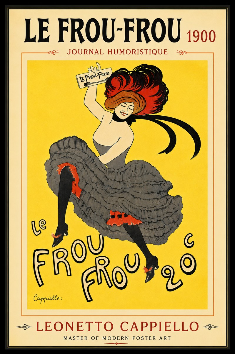 Leonetto Cappiello Le Frou-frou No5 - Plakát