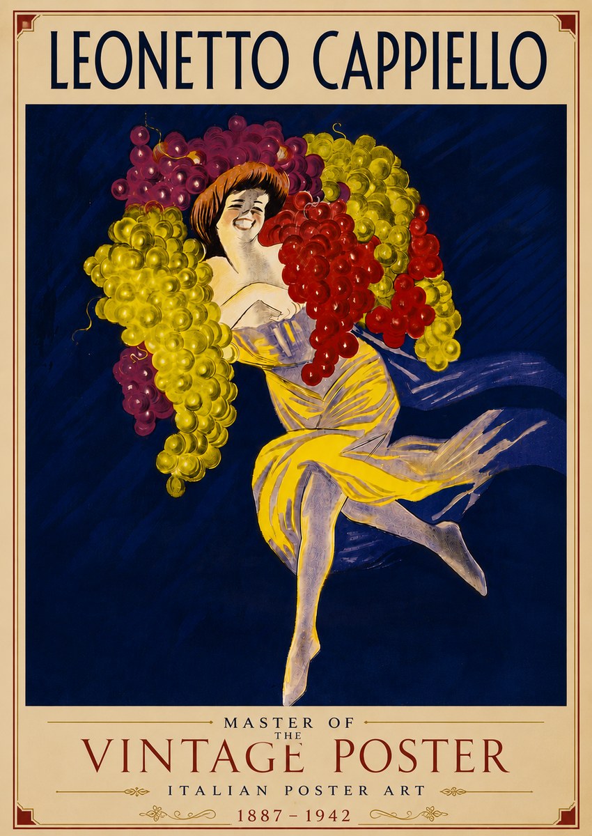 Leonetto Cappiello Master of the Vintage Poster No6 - Plakát