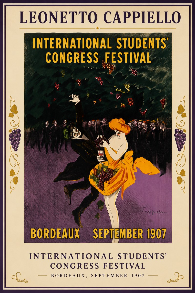 Leonetto Cappiello International Students' Congress Festival No6 - Plakát