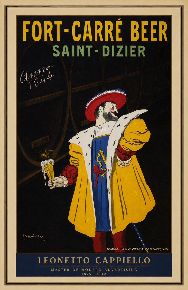 Leonetto Cappiello Fort-carré Beer Saint-dizier No1 - Plakát